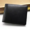 Manlig äkta läderdesigner plånbok avslappnad kort visitkortshållare fickmode handväska plånböcker för Men215G