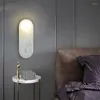 Duvar lambaları İskandinav Yeşil Mermer Yuvarlak Cam Çalışma Banyo Modern Villa Oturma Odası Art Deco Yatak Odası Başucu Acces Işıklar