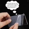 Keychains 40Pcs Rectangle Acrylic Keychain Blanks Vinyl Clear Key Chain Kit With Jump Ring DIY Jewelry Earrings Crafting Making