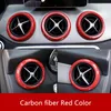 ABS Carbon Faser Stil Klimaanlage Outlet Kreis Trim Für Mercedes Benz A W17613-18GLA X15613-15CLA C11713-18 class316Z