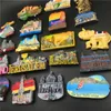Kylmagneter färg kylskåp klistermärke thai korea france Tyskland vienna engelska spanien portugal turist souvenir magnet magnet 230721