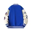 Giacche da uomo American Retro Furry A Letter Giacche ricamate Cappotto Uomo Y2K Street Hip Hop Trend Uniforme da baseball Coppia Casual Giacca allentata 230721