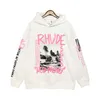 Mens Designer Hoodie Letter Print Långärmning Fashion Men Women Sweater Hip Hop Rhude Hoodie Brand Sweatshirts Us Size