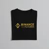 Magliette da uomo Futures TShirt per uomo Binance Abbigliamento Moda Camicia in poliestere Homme