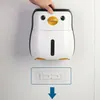 Cute Penguin Paper Container Toilet Paper Holder Wall Mounted Tissue Box Shelf298a