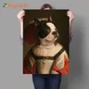 Cute Pet Photo Canvas Painting Elegant Animals Vintage Poster Gift Wall Art Immagini a parete per soggiorno Decor Pet Lover Gift w06