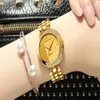 Mode Women Watches Crrju Top Brand Luxury Star Sky Dial Clock Luxury Rose Gold Women's Armband Quartz Wrist Watches Relog294V
