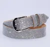 Designer Bb Riem Simon Riem voor Mannen Vrouwen Glanzende diamanten riem zwart op zilver met Bling strass als cadeau