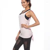 Aktive Shirts Weibliche Sport Top Jersey Frau T-shirt Crop Yoga Fitness Ärmellose Weste Singlet Running Training Kleidung Für Womem