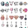 Charms 925 Sterling Sier Ragazza Aeroplano Gatto Castello Chiesa Ciondolo Clip Perline Fit Pandora Braccialetto di fascino Fai da te Gioielli da donna Moda Dr Dhnuf