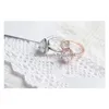 Couple Anneaux 925 Sterling Sier Anneau Or Rose Charme Mme Pandoras Bijoux Accessoires De Mode Cadeau Drop Delivery Dhkym