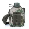 Gobelets 1L Armée Hip Flask Bouteille D'eau En Aluminium Pot À Vin Cantine Militaire Cam Randonnée Bouilloire De Survie Avec Er En Plein Air Drinkware Drop Dh1Or