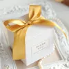 Kissen neue europäische einfache Atmosphäre weiße Würfel Süßkisten Hochzeitsfeier geben Geschenkverpackungskasten Baby gezeigt Geschenke Geschenke