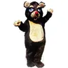 Costumi della mascotte dell'orso di Halloween Vestito del vestito del personaggio dei cartoni animati Vestito da festa all'aperto di Natale Abbigliamento pubblicitario promozionale per adulti