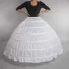 Robe de bal 6 cerceaux jupon de mariage Crinoline sous-jupe de mariée couches Slip 6 cerceau jupe Crinoline pour Quinceanera Dress299I