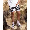 Diseñador de moda corta Ropa casual American Trendy Shorts Ip Casual Longitud de la rodilla Estampado de leopardo Capris Fitness Shorts American Basketball Shorts