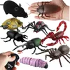 Electric RC Animals Horror Simulation Remote Control Electric Snake Halloween Prank Toys For Boy Kid Children Gags Mouse RC Spider Cackroach 230721
