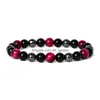 Beaded 8Mm Colorf Tiger Eye Hematite Bracelets Black Stone Bead Magnetic Protection So Jewelry Psera Drop Delivery Dhiou