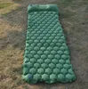 Ultralight utomhus fuktsäker uppblåsbar kudde sovande luft sängkuddar bärbara resor nylon tyg matta sömnmadrass pad för camping vandring bilresor mattor