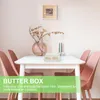 Dinnerware Sets Butter Box Sealed Storage Square Containers With Lids Mini Refridgerator Home Cover Restaurant Tableware Lid