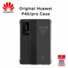 Boormachine Original Huawei P40 Pro Case P 40 Pro Case Silicone Tampa inteligente Flip Leather 360 Businessman magnético à prova de choque