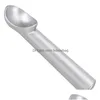 Ice Cream Tools Aluminum Spoon Non-Stick Scoop Anti-Ze Aluminium Alloy Ball Maker Frozen Yogurt Cookie Dough Drop Delivery Home Gard Dhbip