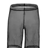 Мужские шорты сексуальная сетка прозрачная низкая талия смотрит сквозь стройную уличную одежду.