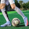 Botas de Chuva Masculina Chuteiras de Alta Qualidade Alta Baixa Tornozelo Futebol Futsal TFFG Ao Ar Livre Antiderrapante Grama Treinamento Competição Tênis 230721