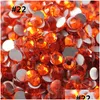 Rhinestones 4mm Quality Strass Fix för klädsmycken Flatback Gems Iron On Glitter Glass Stone Nail Art Drop Delivery DHPKS