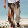 Męskie spodnie mężczyźni Summer Beach Hippie Hapi Baggy Boho Sports Drop Crotch Spoder Hawaiians