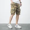 Pantaloncini da uomo Cargo Uomo Estate Camouflage Tasche laterali Hip Hop Giapponese Streetwear Harajuku Pantaloni maschili Casual Chic 2023