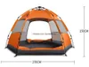 Grote familietenten voor 5-8 personen Outdoor Waterdichte anti-muggen Wandelen Backpacking Tent automatische snel te openen luifel beschutting Trekking Strand Zwemmen schaduw Schuilplaatsen