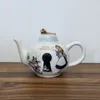 accessories Cartoon Alice in Wonderland Teapot Couple Mug Ceramic Tea Pot Cup Set Couples Mugs Creative Xmas Gift Fast Post