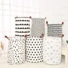 Cestas de lavanderia INS Cesta de armazenamento de brinquedos para crianças dobrável Balde para roupas sujas à prova d'água Bolsa para roupas sujas Polka Dot Cactus 55 estilos YW249G