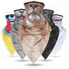 3D Driehoek Magische sjaals Jagen Bandana's Motoren Fietsen Zomer Verkoeling Masker Vissen Nekwarmer Hoofd Gezichtsscherm Hoofdband Heren Fietsen Buitenshuis Sport Tulband
