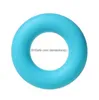 Muscle Power Training Silicone Grip Ring Ginnico 30Ib-50Ib Forza Dito di gomma Mani Forza di presa Fitness Muscolazione Strumento di equipaggiamento