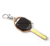 Mini Creative Novely Cob Key Shape Falllights Portable Keychain Lamp Key Ring Chain Torch Unlock Lights Climbing Button Fishing Torch