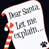 犬の服Tシャツチワワのペットのコートへのクリスマスレター親愛なるサンタさん、ミディアムドッグのペット犬の服のコートを説明させてください2734