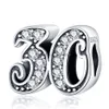 Charms 925 Sterling Sier Pandora Fortunato Ciondolo digitale Collana di gioielli Accessori fai da te Perline e spot Drop Delivery all'ingrosso Findi Dho1M