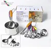 Household Scales 10Pcs set Measuring Spoons Stainless Steel Useful Sugar Figures for Baking Kitchen Appliances 230721