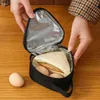 Neue Geschirr-Sets, Kinder-Isoliertasche, Mini-dreieckige Reisbällchen-Tasche für Grundschüler, niedliche tragbare Lunchbox, Outdoor-Snack-Tasche, 0722