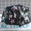 Berets 2023 весна лето Ladies Sequin Caps модные блески красивые художники шляпа на открытом воздухе удобные солнечные шляпы