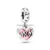 Charms The S925 Sterling Sier Loves Your Mothers Unlimited Hanging Charm Beads Adequado para Primitive Pandora Bracelet Feminino Diy Je Dhqk0