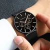 Reloj Hombre Crrju Top Brand Luxoury Men Watch Watchers Ultra Thin Date Hate Watch Watch Мужская сетчатая ремешок.