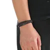 Strand Hoge Kwaliteit Lederen Armband Mannen Klassieke Mode Rode Tijgeroog Kralen Multi Layer Voor Sieraden Gift