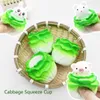 Novel Vent Ball Animal Cabbage Cup Toys Antistress Sensory Squeeze Cup Toy Decompression Fidget Stress Reliefing Gift for Kids Adults 2268