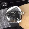 Новые 7 стилей высококачественные часы ventura XXL Elvis нержавеющая сталь A2824 Automatic Mens Watch H24655331 Черный циферблат резиновый ремешок Gent3027