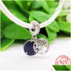 Takılar 100 925 Sterling Sier Seyahat Astronot Crescent Galaxy Charm Bilezik Pandora Moda Diy Yüksek Takı Damlası Teslimat DHMW9