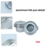 Accessories 10 pièces 3500ml jetable en aluminium feuille Pot en plein air Camping ustensiles de cuisine 45 personne Portable antiadhésif cuisson casserole chaude Pot conteneur