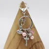 Wholesale Ballerina Key Chain Ballet Shoe Keychain Key Ring Car Key Holder Airpod Charms Bag Pendant Accessory Jewelry Gift for Ballerina Dancers